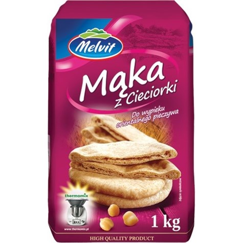 MELVIT MĄKA Z CIECIERZYCY 1kg/10