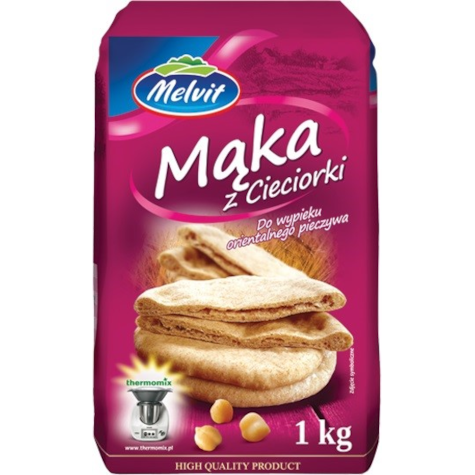 MELVIT MĄKA Z CIECIERZYCY 1kg/10