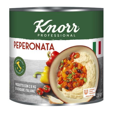 KNORR PEPERONATA PAPRYKA MIX KROJO W POMID 2,6kg/6