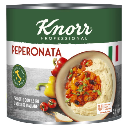 KNORR PEPERONATA PAPRYKA MIX KROJO W POMID 2,6kg/6