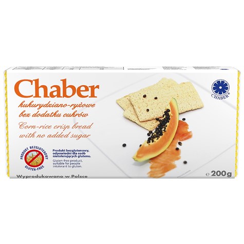 CHABER PIECZYWO CHRUPKIE KUKU-RYŻ 200g/7 BEZGLUTEN
