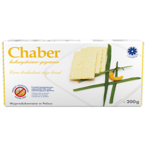 CHABER PIECZYWO CHRUPKIE KUKU-GRYCZ 200g/7 BEZGLUT