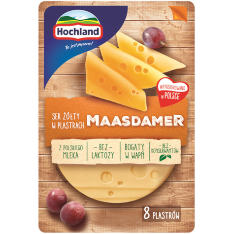 HOCHLAND PLASTRY TWAR b/lak MAASDAMER 135g/12