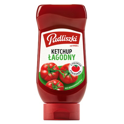 PUDLISZKI KETCHUP ŁAGODNY 480g/8