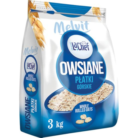 MELVIT PŁATKI OWSIANE GÓRSKIE 3kg La Chef