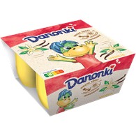 DANONE DANONKI SERKI WANILIA 4x50g/12