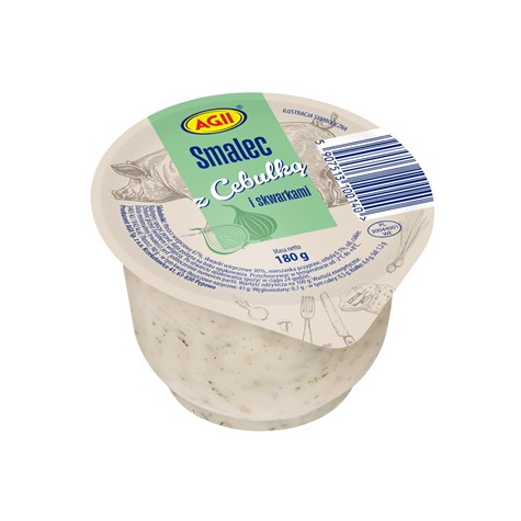 AGI SMALEC WYBOROWY Z CEBULKĄ I SKWARKAMI 180g/8