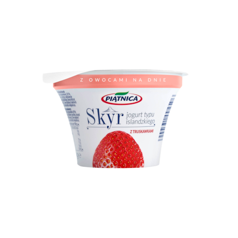 PIĄTNICA JOGURT 150g SKYR TRUSKAWKA (12)