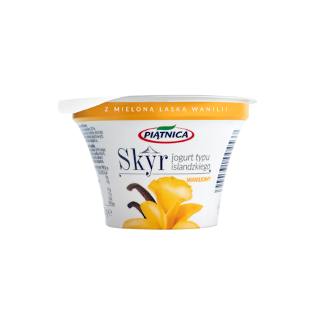 PIĄTNICA JOGURT 150g SKYR WANILIA (12)