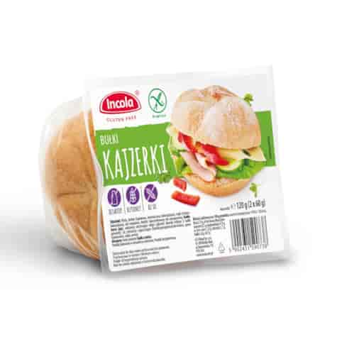 INCOLA BUŁKA KAJZERKA (2szt.) 120g/8 BEZGLUTENOW