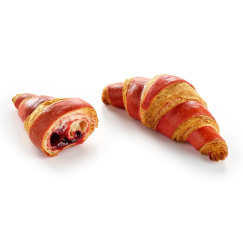 LA LOR. CROISSANT MAŚLANY 2-KOLOR MALINA 90g/40