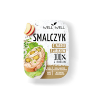 WELL SMALCZYK ROŚLINNY Z FASOLI Z JABŁKIEM 125g/6