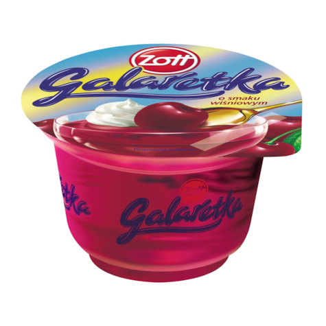 ZOTT GALARETKA WIŚNIA 175g/12