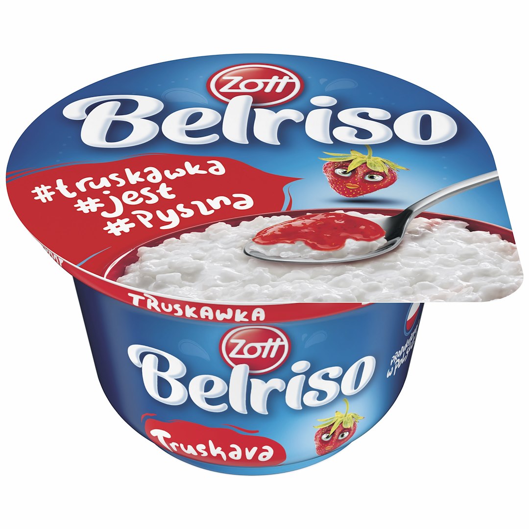 ZOTT BELRISO GARDEN 200g/12 truskawka/morela
