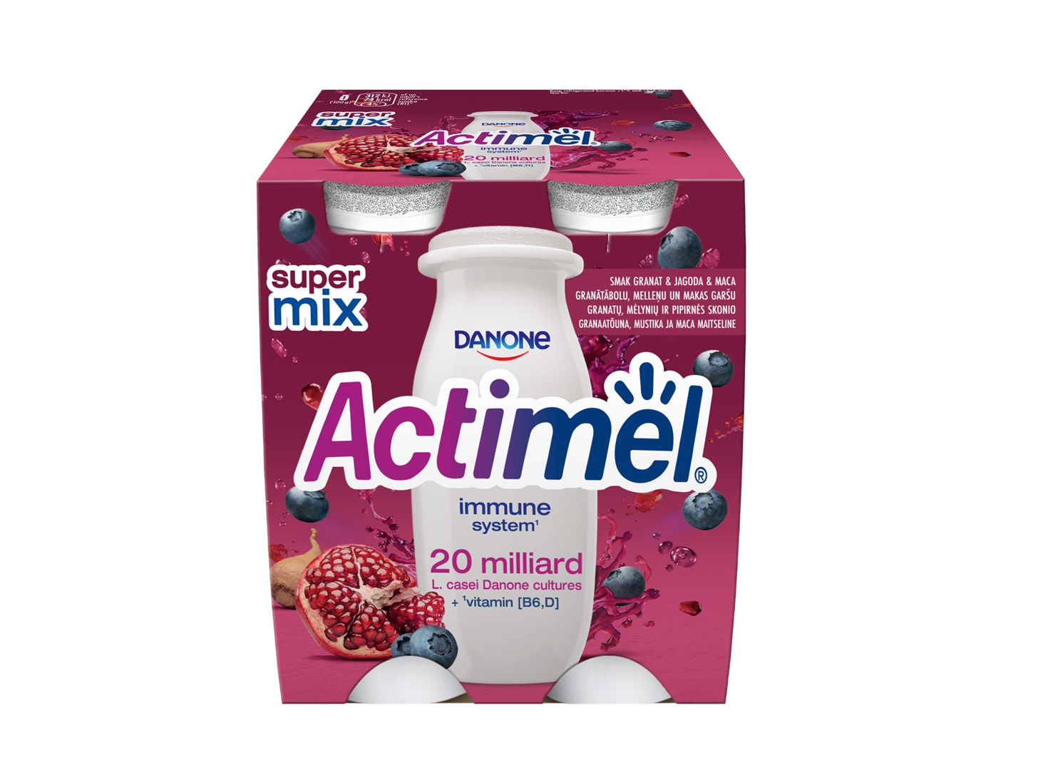 DANONE ACTIMEL 4x100g GRANAT JAGODA MACA (6)