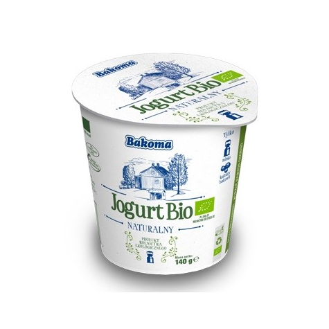 BAKOMA JOGURT BIO NATURA 140g/20