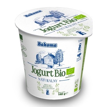 BAKOMA JOGURT BIO NATURA 140g/20