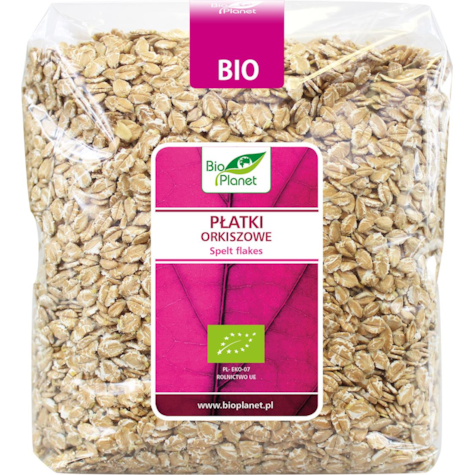 BIO PLANET PŁATKI ORKISZOWE BIO 1kg/4