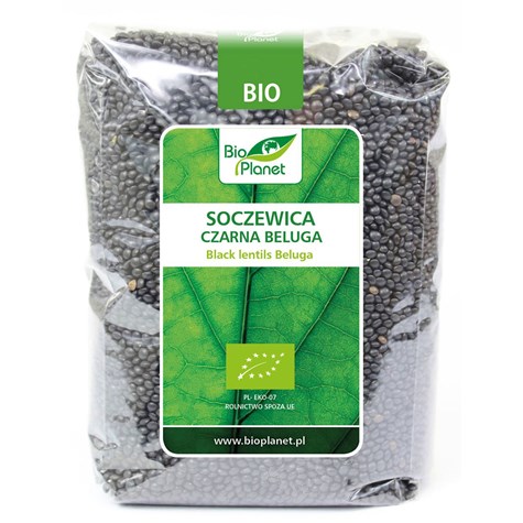 BIO PLANET SOCZEWICA CZARNA BELUGA BIO 1kg/6