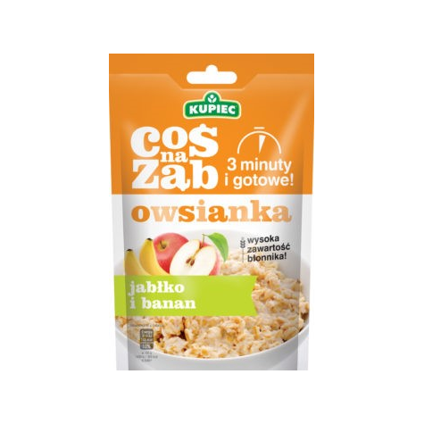 KUPIEC OWSIANKA JABŁKO-BANAN 50g/14 COŚ NA ZĄB