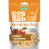 KUPIEC OWSIANKA JABŁKO-CYNAMON 50g/14 COŚ NA ZĄB