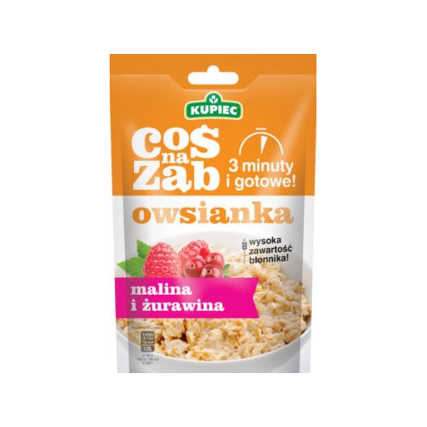 KUPIEC OWSIANKA MALINA-ŻURAWINA 50g/14 COŚ NA ZĄB