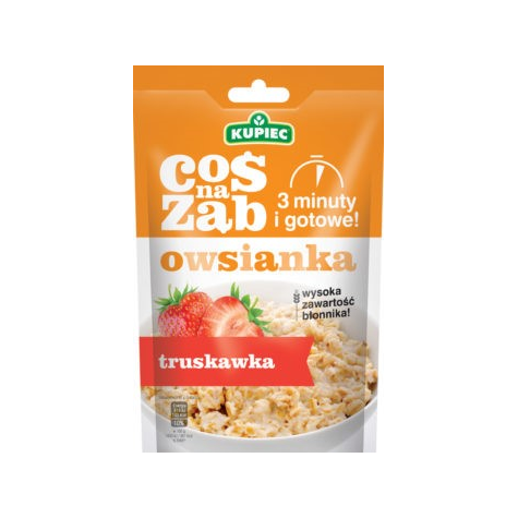 KUPIEC OWSIANKA Z TRUSKAWKAMI 50g/14 COŚ NA ZĄB