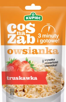 KUPIEC OWSIANKA Z TRUSKAWKAMI 50g/14 COŚ NA ZĄB