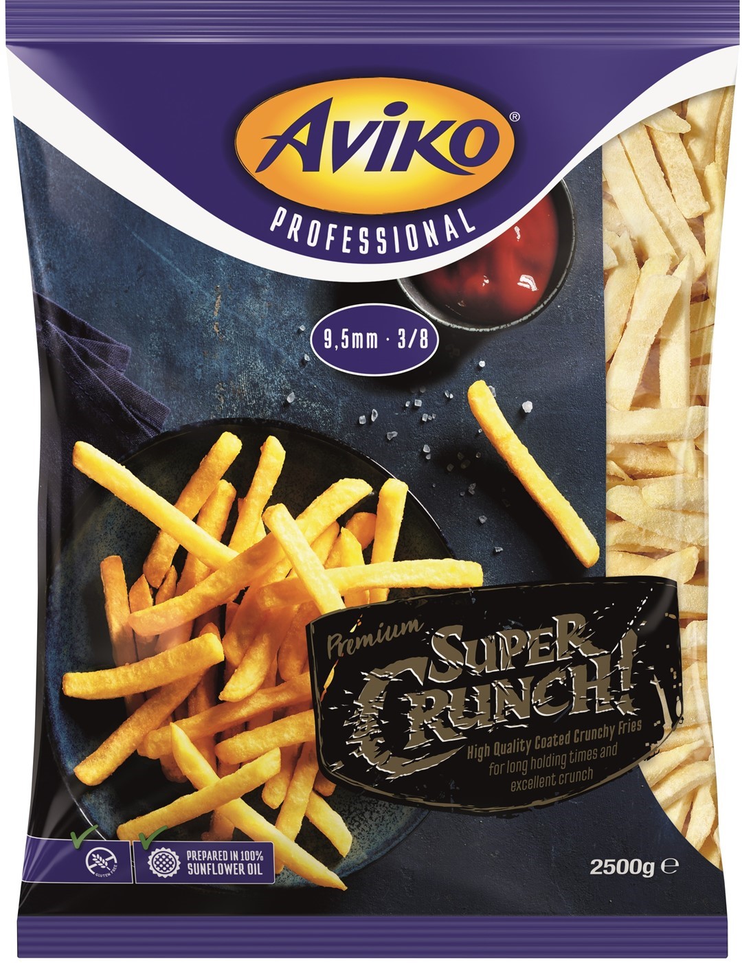 AVIKO FRYTKI SUPER CRUNCH 9,5mm 2,5kg/4