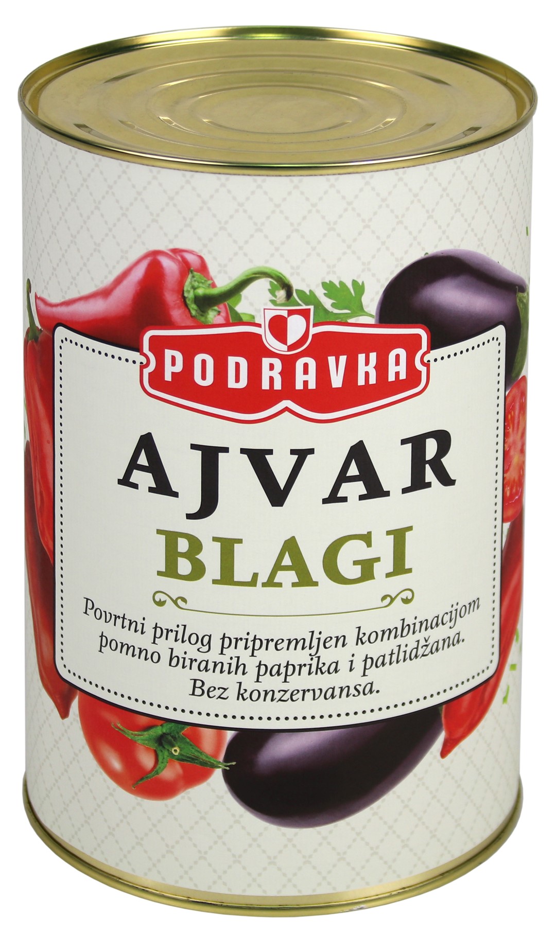 PODRAVKA AJVAR ŁAGODNY 4kg/2