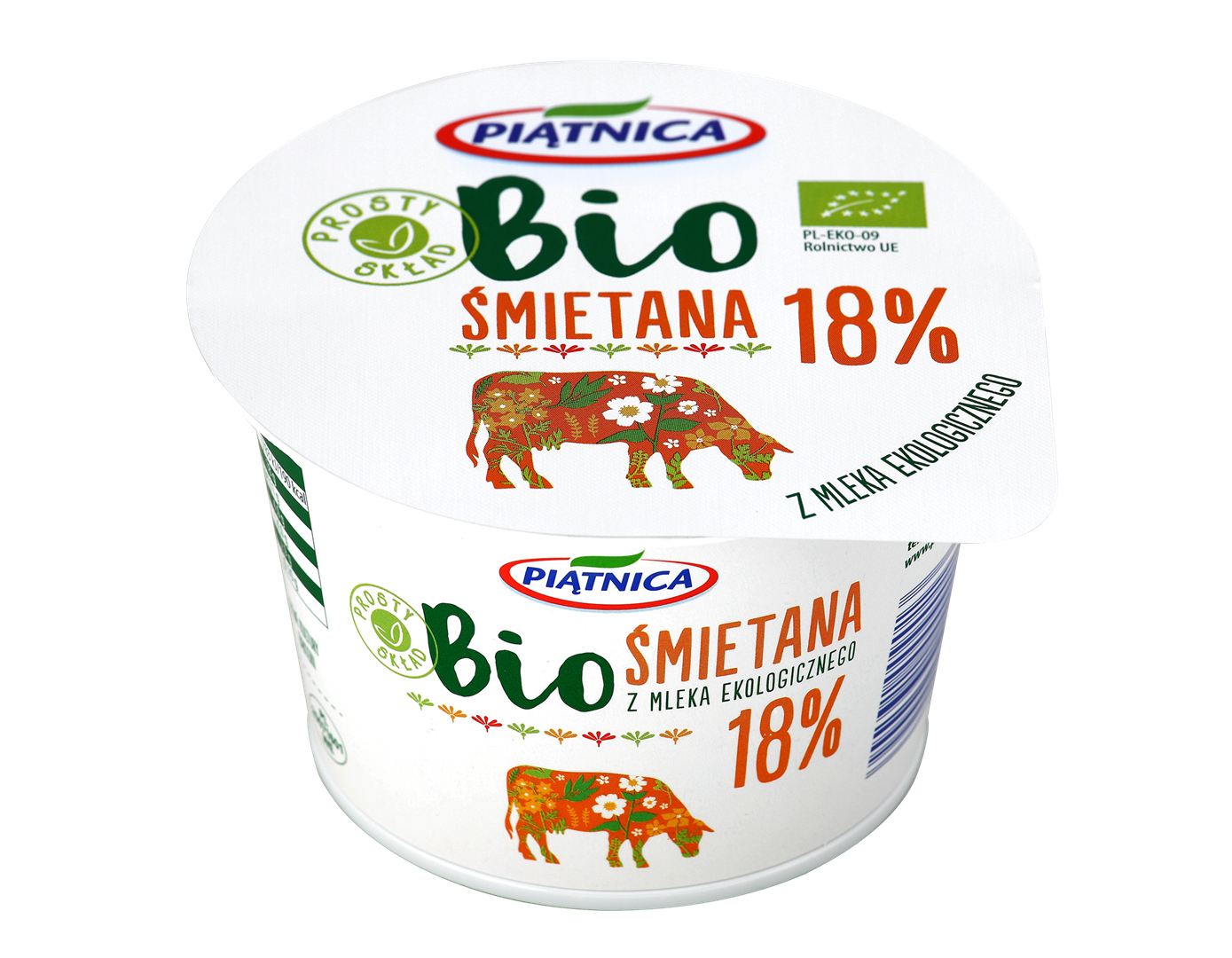 PIĄTNICA ŚMIETANA BIO 200g 18% (12)