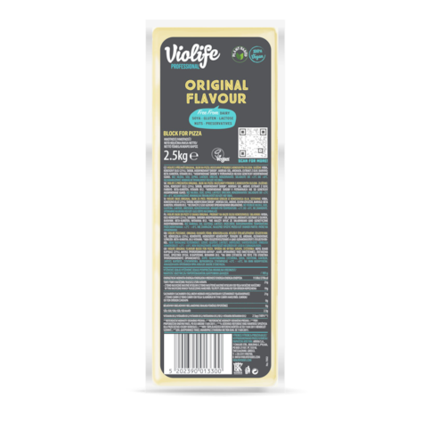 VIOLIFE SER WEGAŃSKI DO PIZZY KLASYCZ BLOK 2,5kg/5