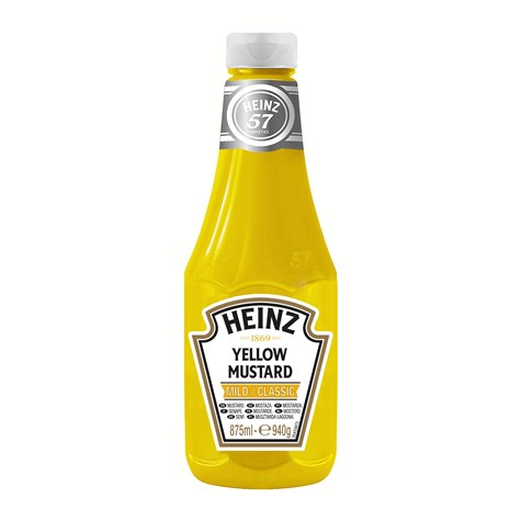 HEINZ MUSZTARDA ŁAGODNA 875ml/6