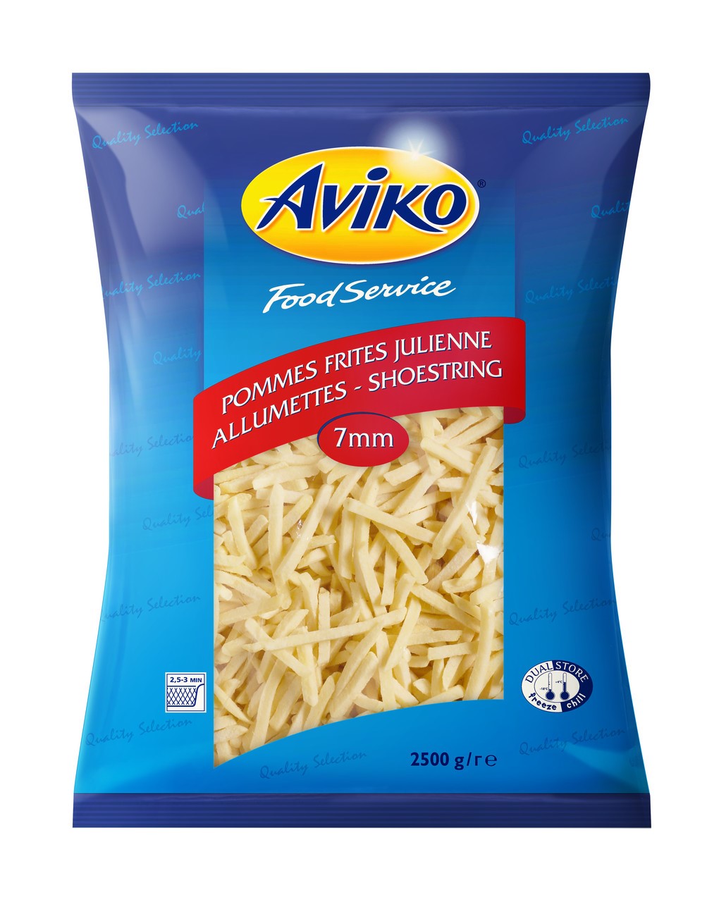 AVIKO FRYTKI JULIENNE ALUMETTES 7mm 2,5kg/5