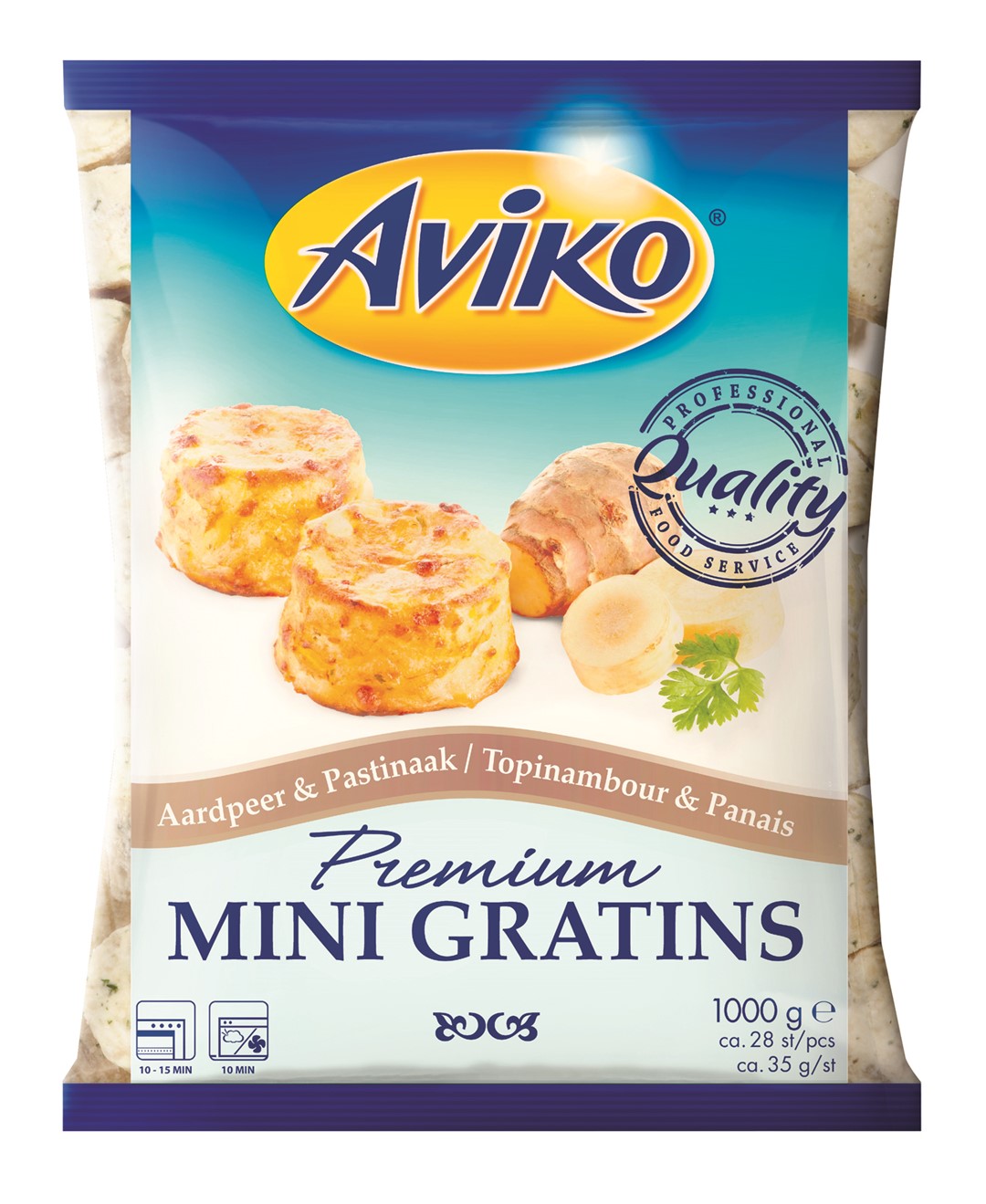 AVIKO GRATINY MINI Z TOPINAMBUR I PASTERN 1000g/10