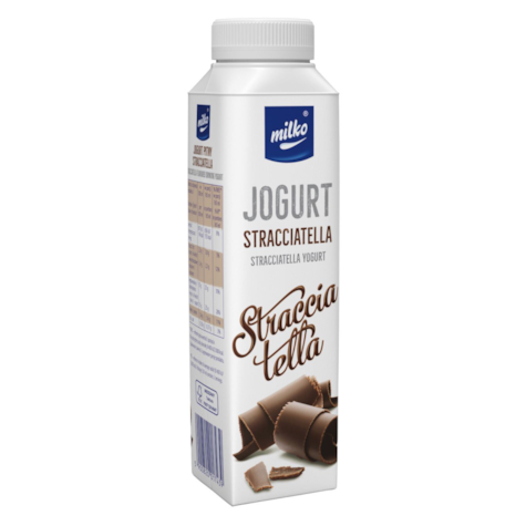 MILKO JOGURT PITNY DESEROWY STRACCIATELL 0,33L (6)