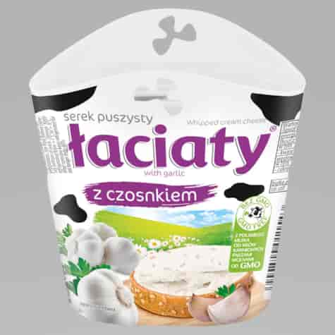 ŁACIATE SEREK PUSZYSTY CZOSNEK 150g/12