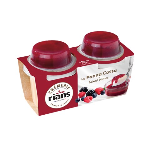 RIANS PANNA COTTA CZ OWOCE 2x120g/6