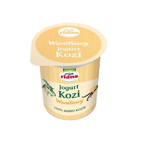 RIANS JOGURT KOZI Z WANILIĄ 120g/12