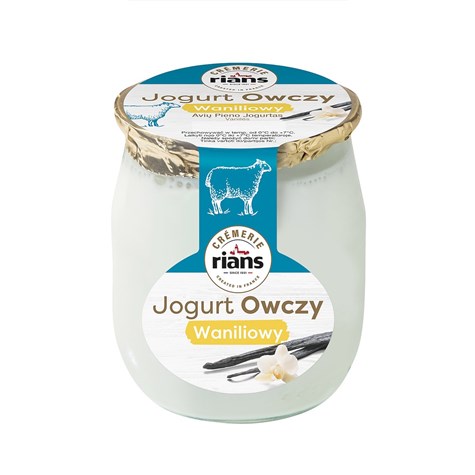 RIANS JOGURT OWCZY WANILIOWY 115g/12