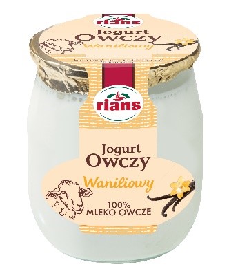 RIANS JOGURT OWCZY WANILIOWY 115g/12