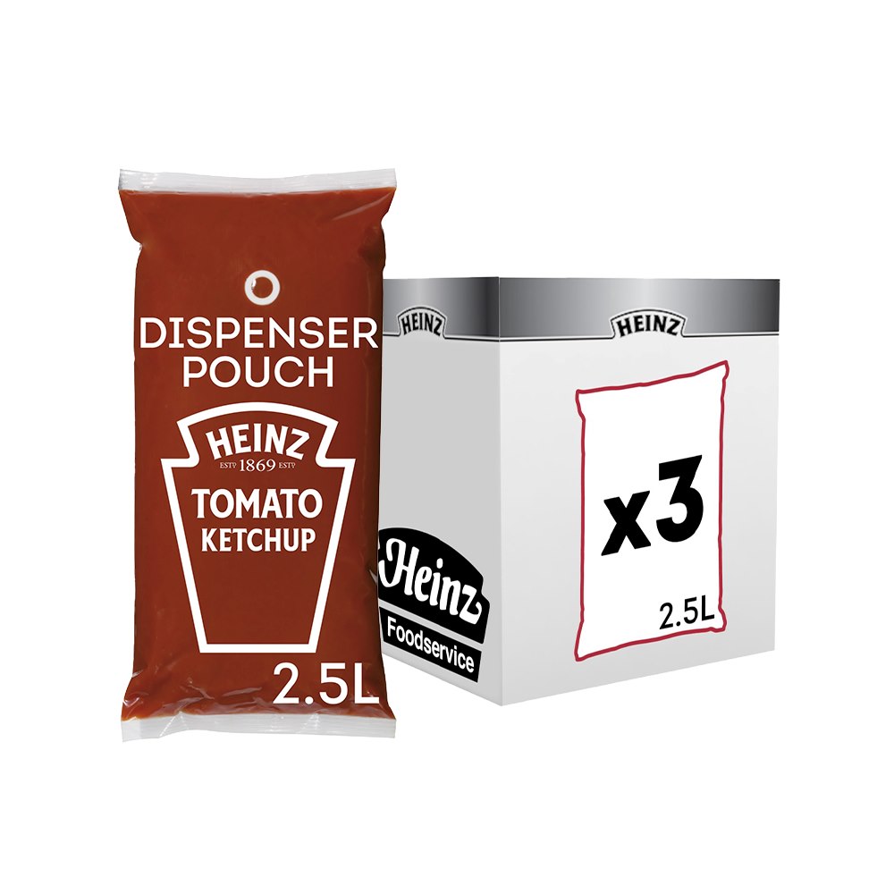 HEINZ KETCHUP ŁAGODNY 2,5L/3 SOM