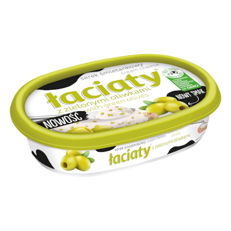 ŁACIATE SEREK TWAROGOWY OLIWKA 135g/12