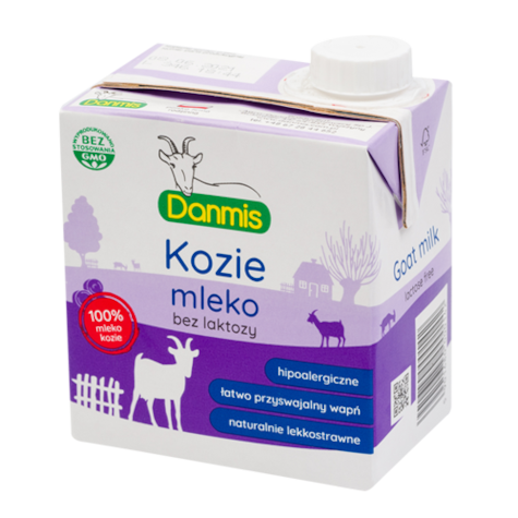 DANMIS MLEKO KOZIE UHT b/laktozy 0,5L/6