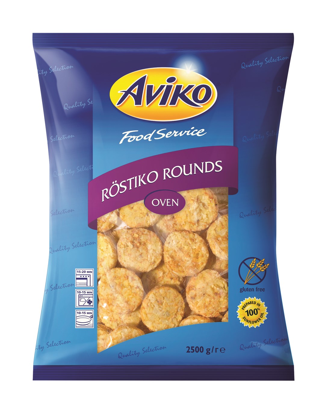 AVIKO ROSTIKO OKRĄGŁE OVEN 40g 2,5kg/4