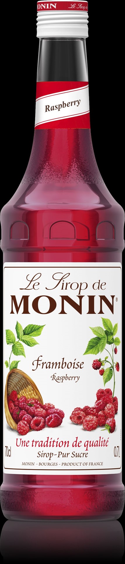 MONIN SYROP MALINOWY 0,7L/6