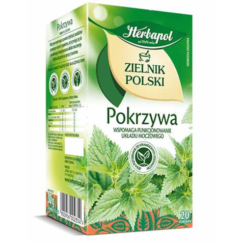 HERBAPOL HERBATA ZIELNIK POL POKRZYWA 1,5gx20t/12