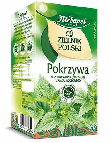 HERBAPOL HERBATA ZIELNIK POL POKRZYWA 1,5gx20t/12