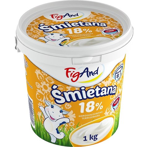 FIGAND ŚMIETANA 1L 18% (6)