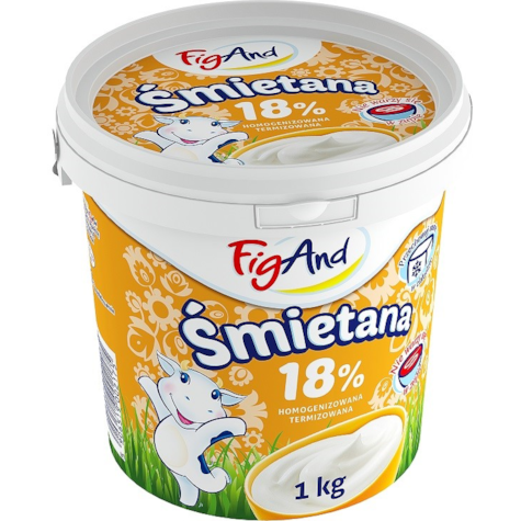 FIGAND ŚMIETANA 1L 18% (6)